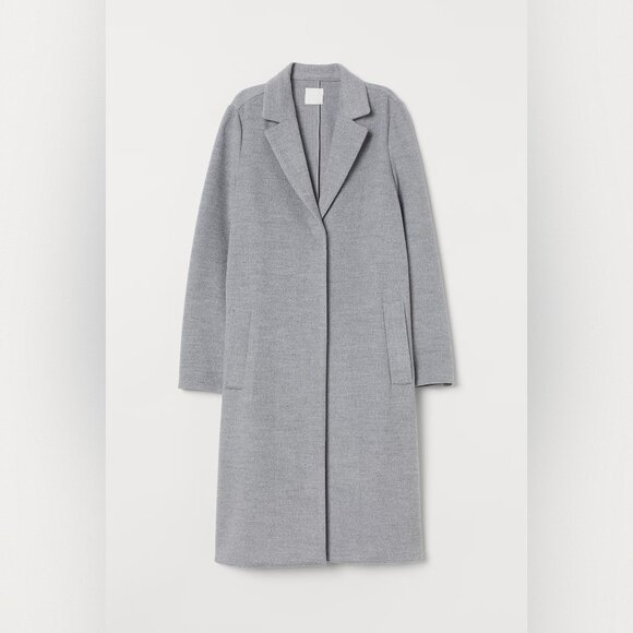 Light Grey Long Coat - Picture 1 of 6